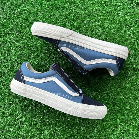 Vans Old Skool Vlt Lx Suede Canvas Navy / Stv Navy - Picture 8 of 8